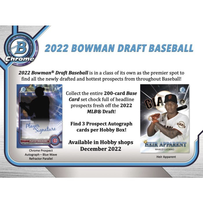 Bowman Draft 2022 Baseball Jumbo Box