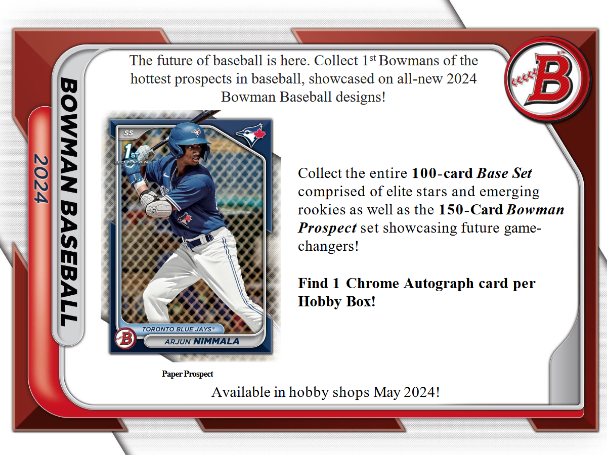 Bowman 2024 Baseball Hobby Box