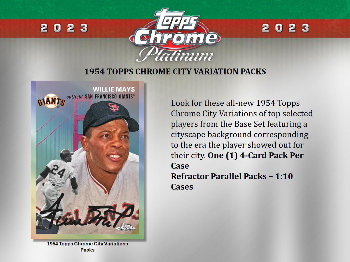 Topps Chrome Platinum Anniversary Baseball Hobby Box - 2023 Edition