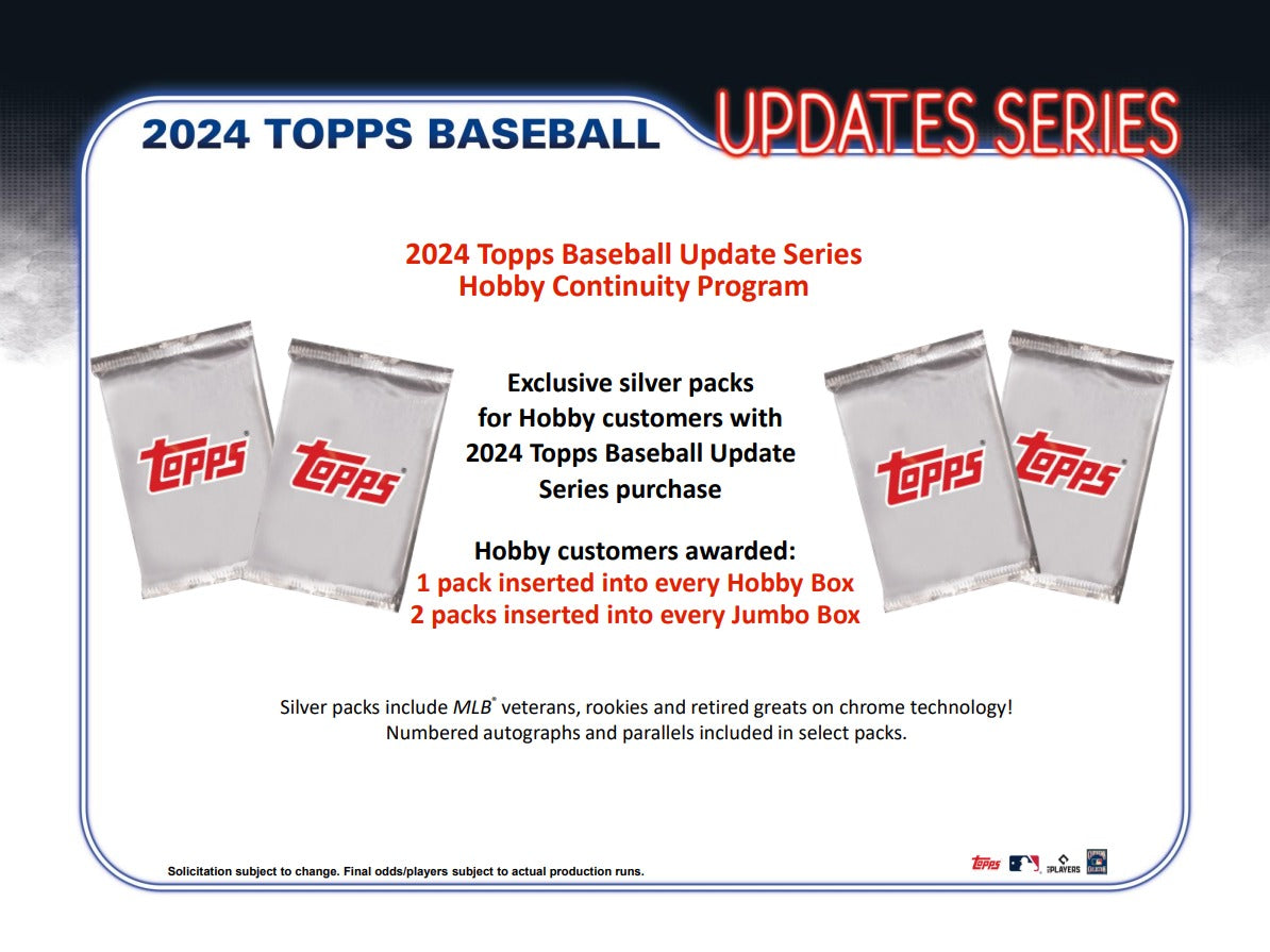 Topps 2024 Update Series Baseball Hobby Box