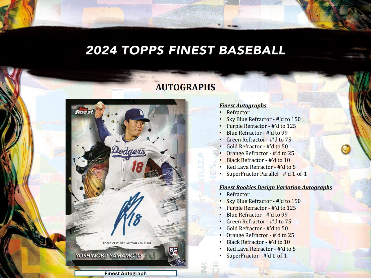 Topps Finest 2024 Baseball Hobby Box