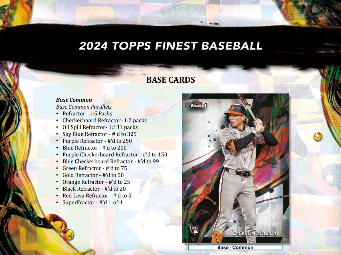 Topps Finest 2024 Baseball Hobby Box