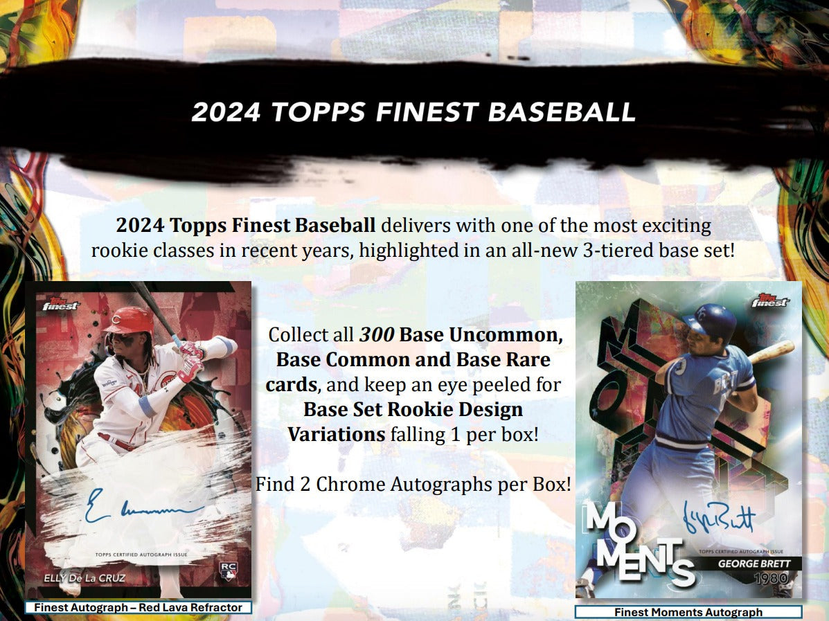 Topps Finest 2024 Baseball Hobby Box