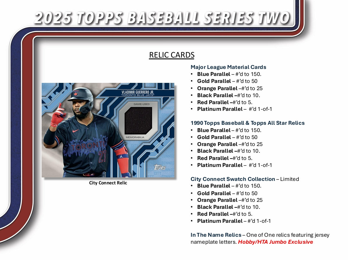 Topps 2025 Series 2 Baseball Hobby Box - Collectible Trading Cards
