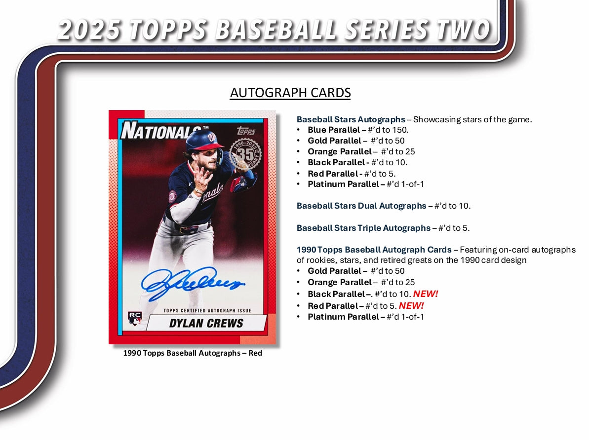 Topps 2025 Series 2 Baseball Value Box