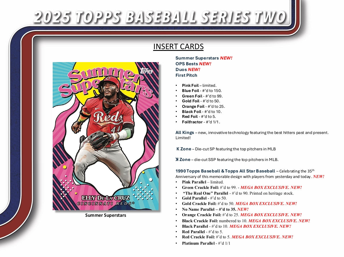 Topps 2025 Series 2 Baseball Value Box
