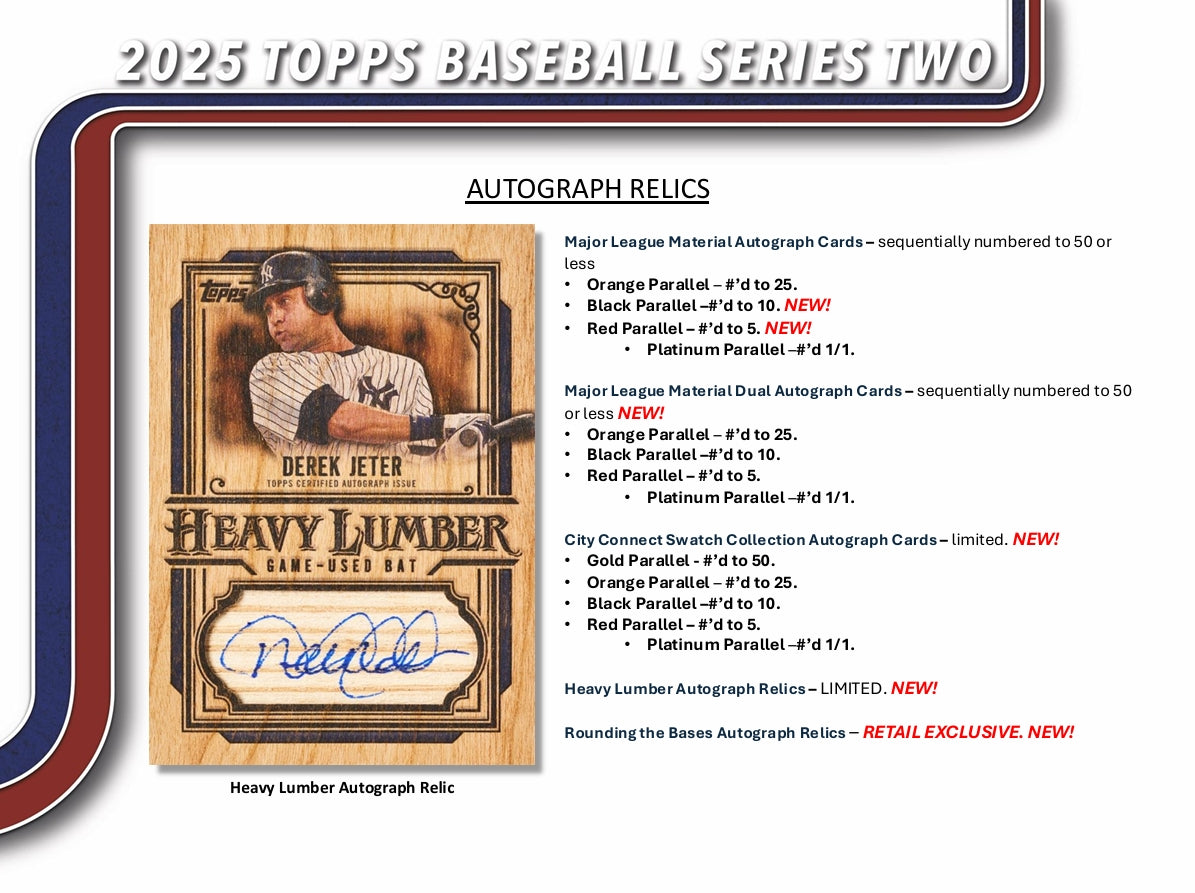 Topps 2025 Series 2 Baseball Value Box
