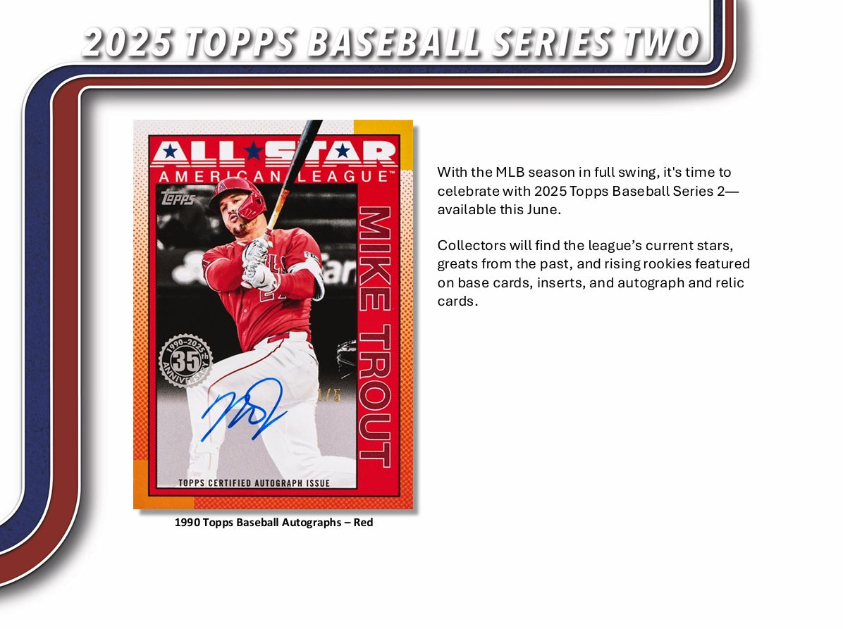 Topps 2025 Series 2 Baseball Value Box