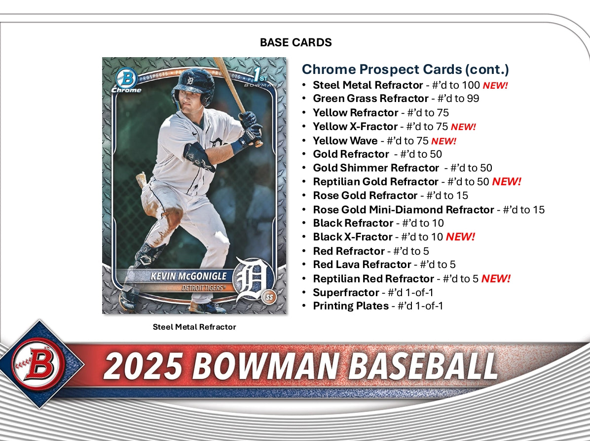 Bowman 2025 Baseball Jumbo Box