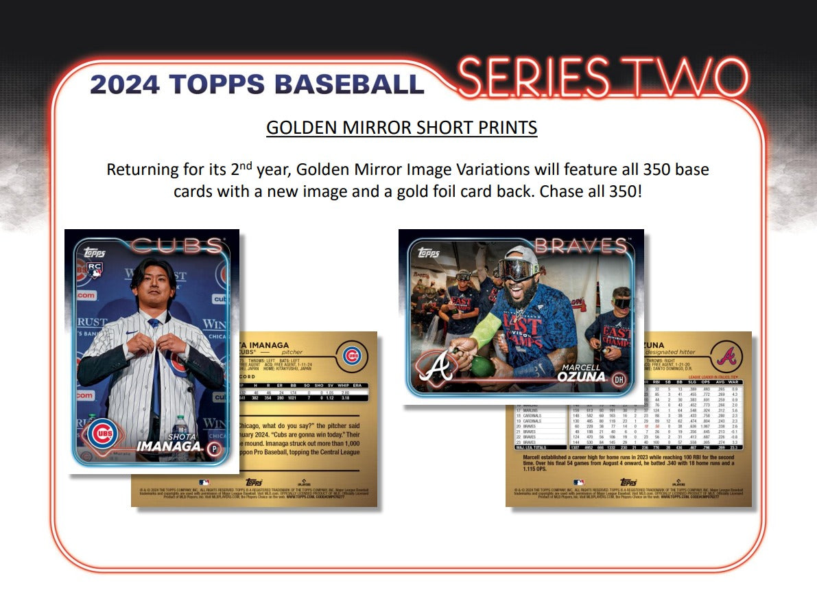 Topps 2024 Series 2 Baseball HTA Jumbo Box