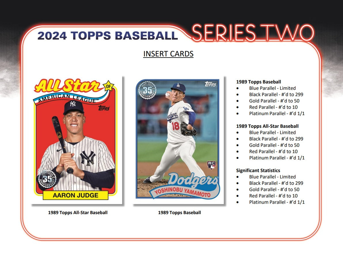 Topps 2024 Series 2 Baseball HTA Jumbo Box
