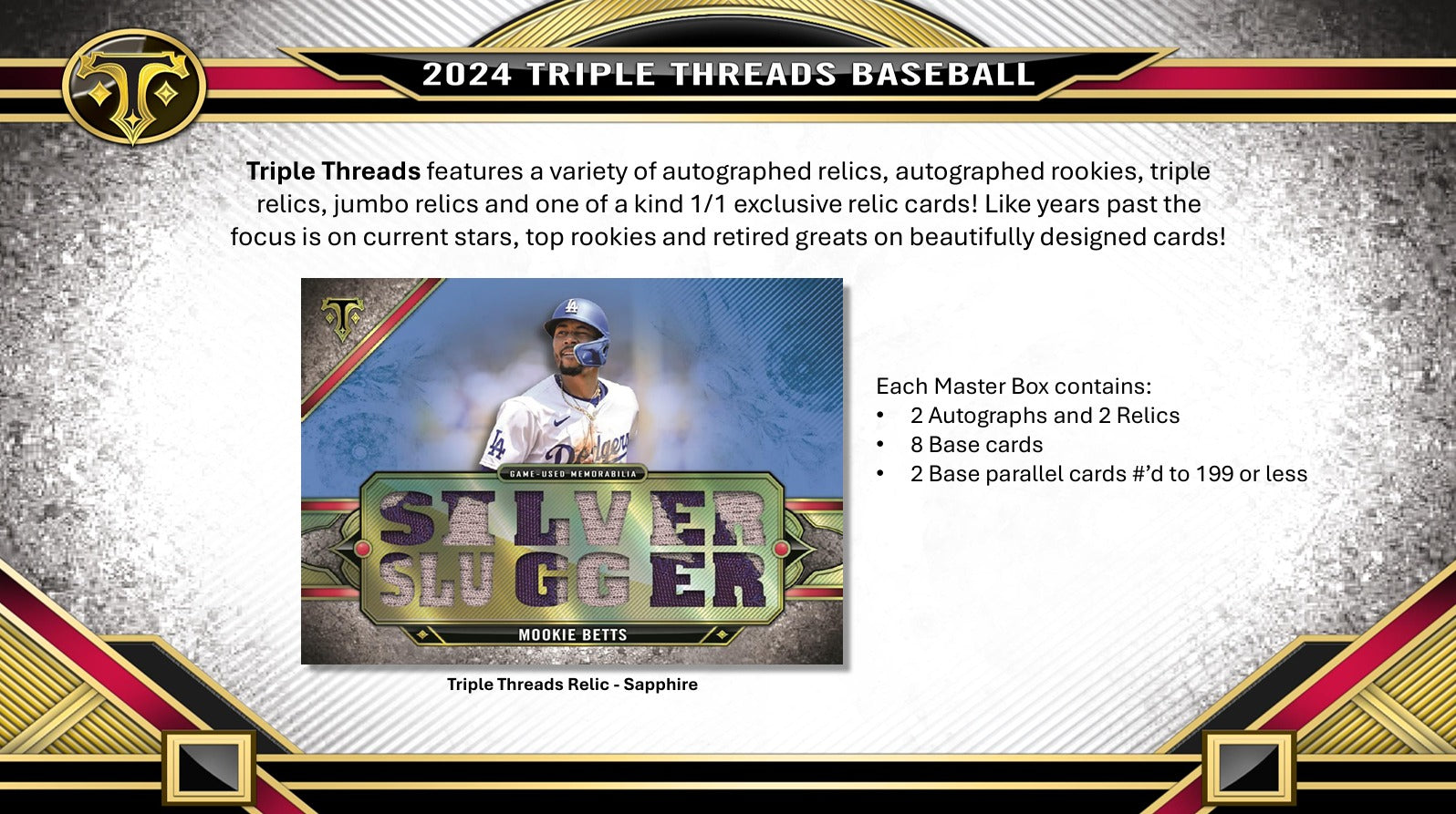 Topps Triple Threads 2024 Baseball Hobby Box