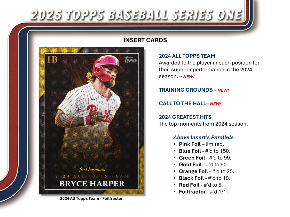 Topps 2025 Series 1 Baseball Hobby Box
