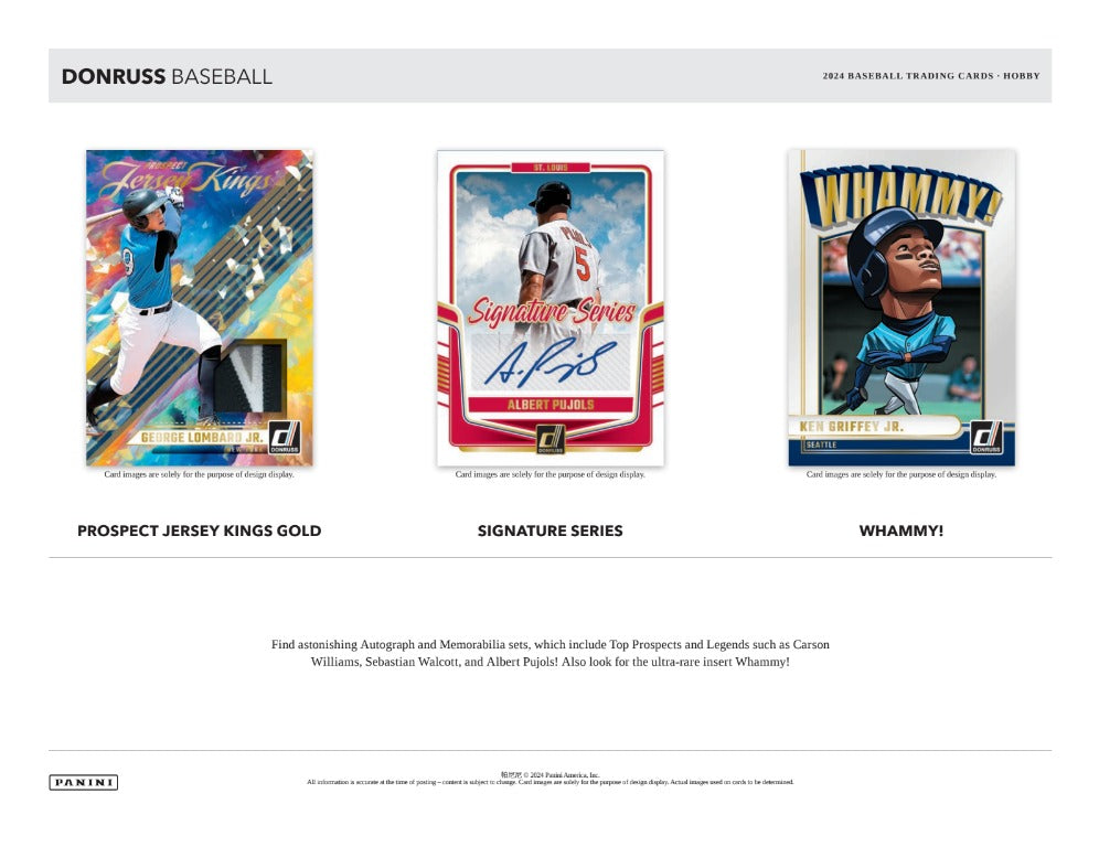 Panini Donruss 2024 Baseball Hobby Box