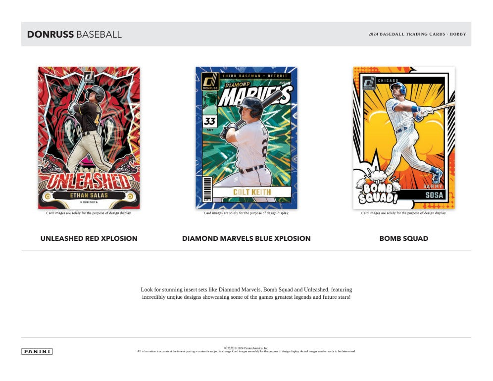 Panini Donruss 2024 Baseball Hobby Box