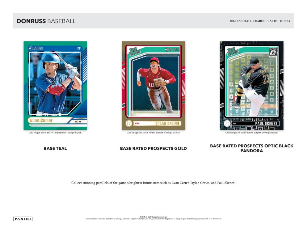 Panini Donruss 2024 Baseball Hobby Box