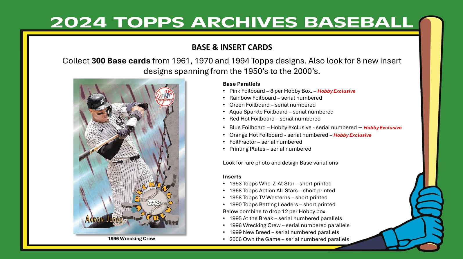 Topps Archives 2024 Baseball Hobby Box
