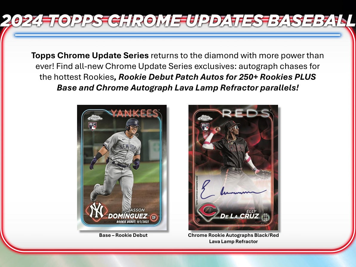 Topps Chrome Update Baseball Mega Box - 2024 Edition