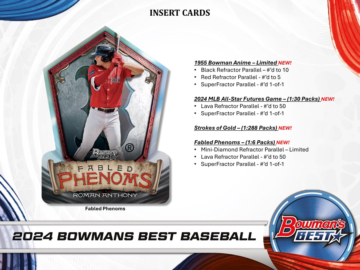 Bowmans Best 2024 Baseball Hobby Box