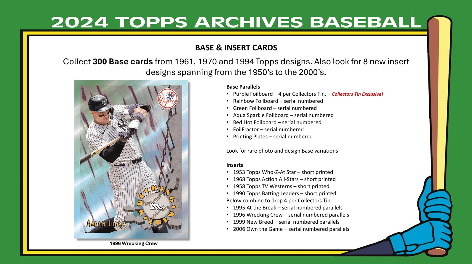 Topps Archives 2024 Baseball Collectors Box
