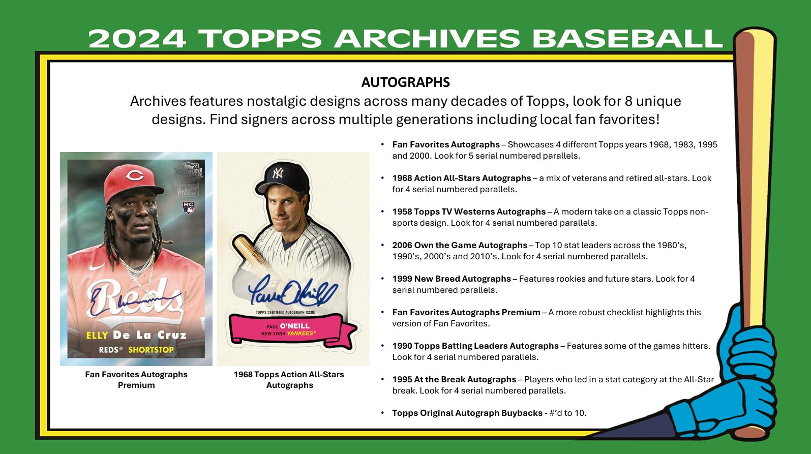 Topps Archives 2024 Baseball Value Box - Trading Cards Booster Pack