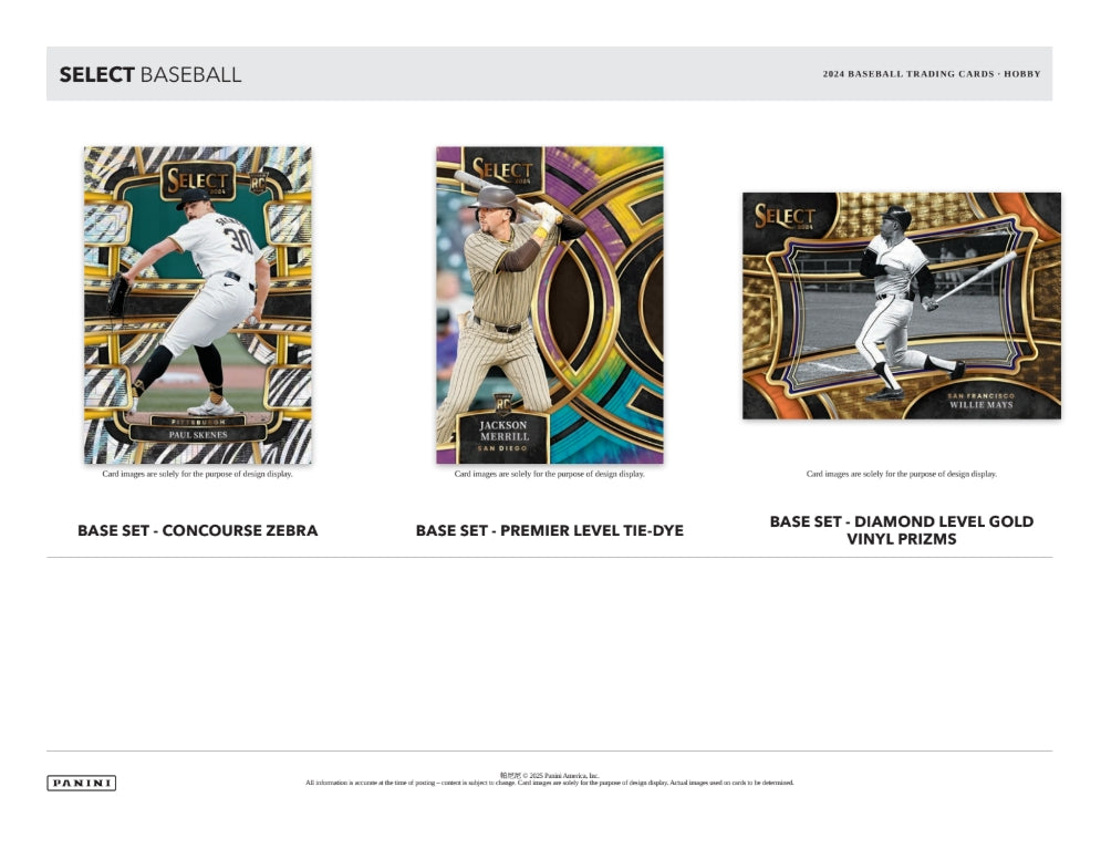 Panini Select Baseball 2024 Hobby Box