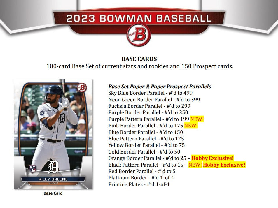 Bowman 2023 Baseball Jumbo Box