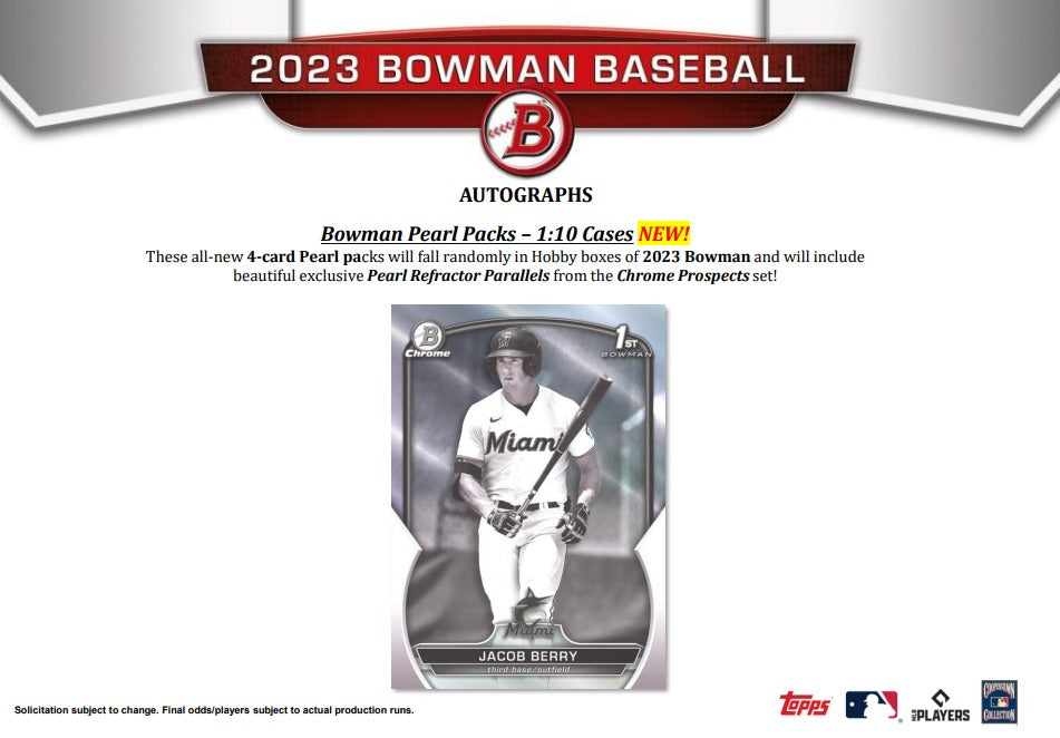 Bowman 2023 Baseball Hobby Box