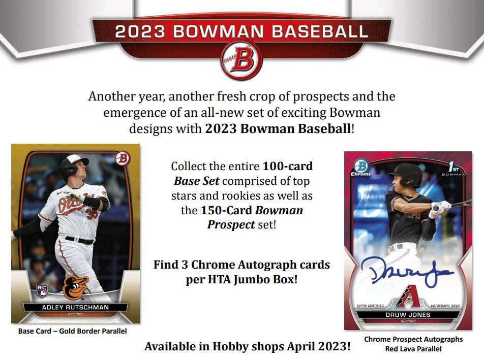 Bowman 2023 Baseball Jumbo Box