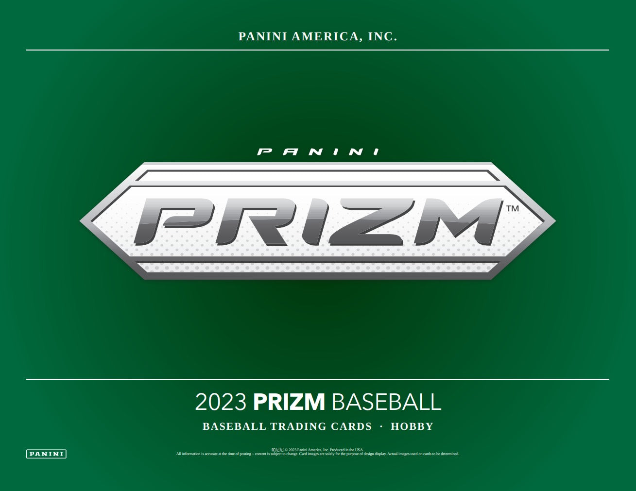 Panini Prizm Baseball 2023 Hobby Box