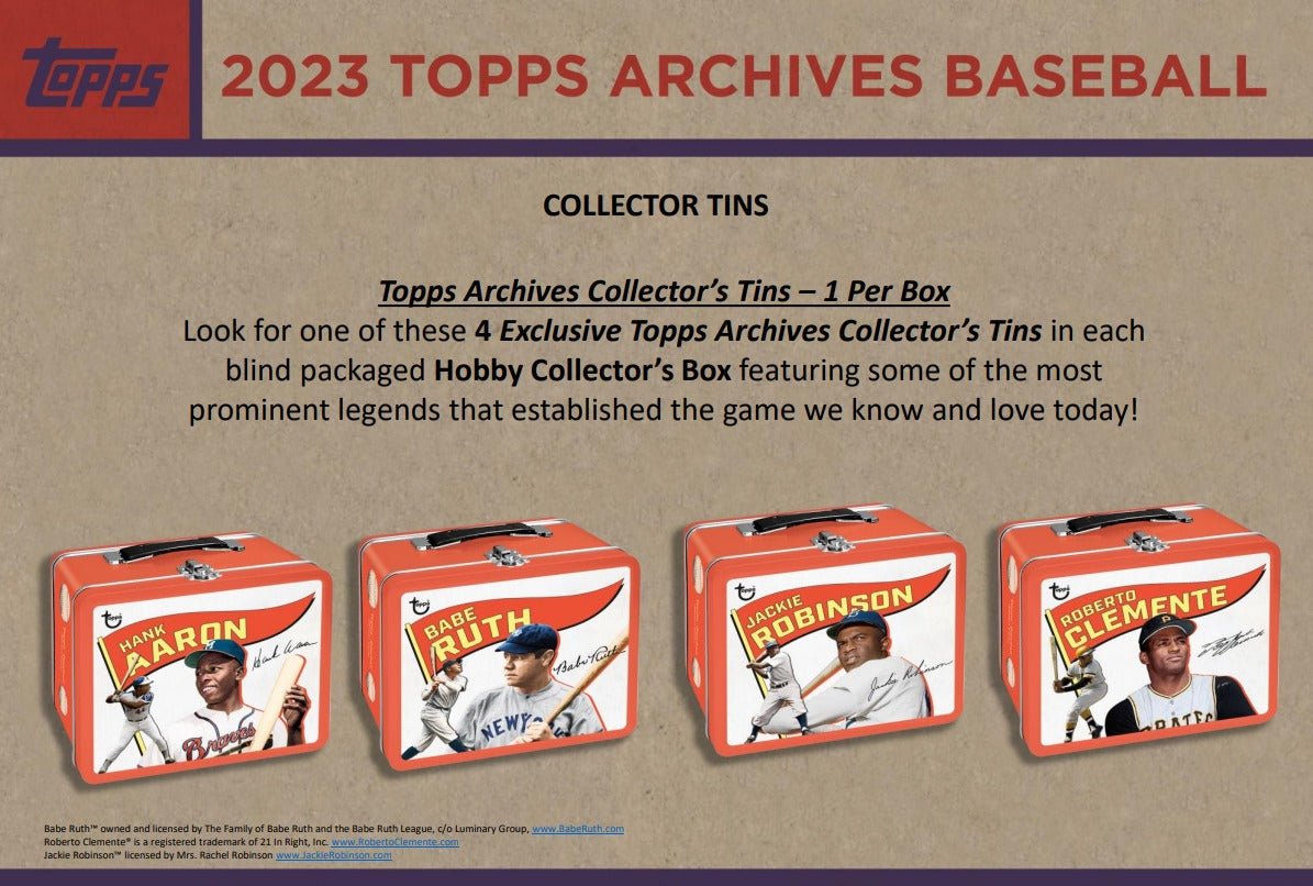 Topps Archives 2023 Baseball Collector Box